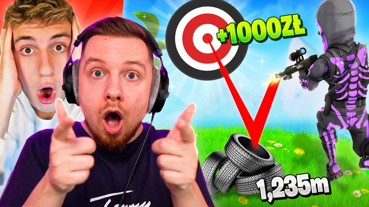 JACOB vs TRICKSHOT o 1000ZŁ w Fortnite! (NIEMOŻLIWE!)