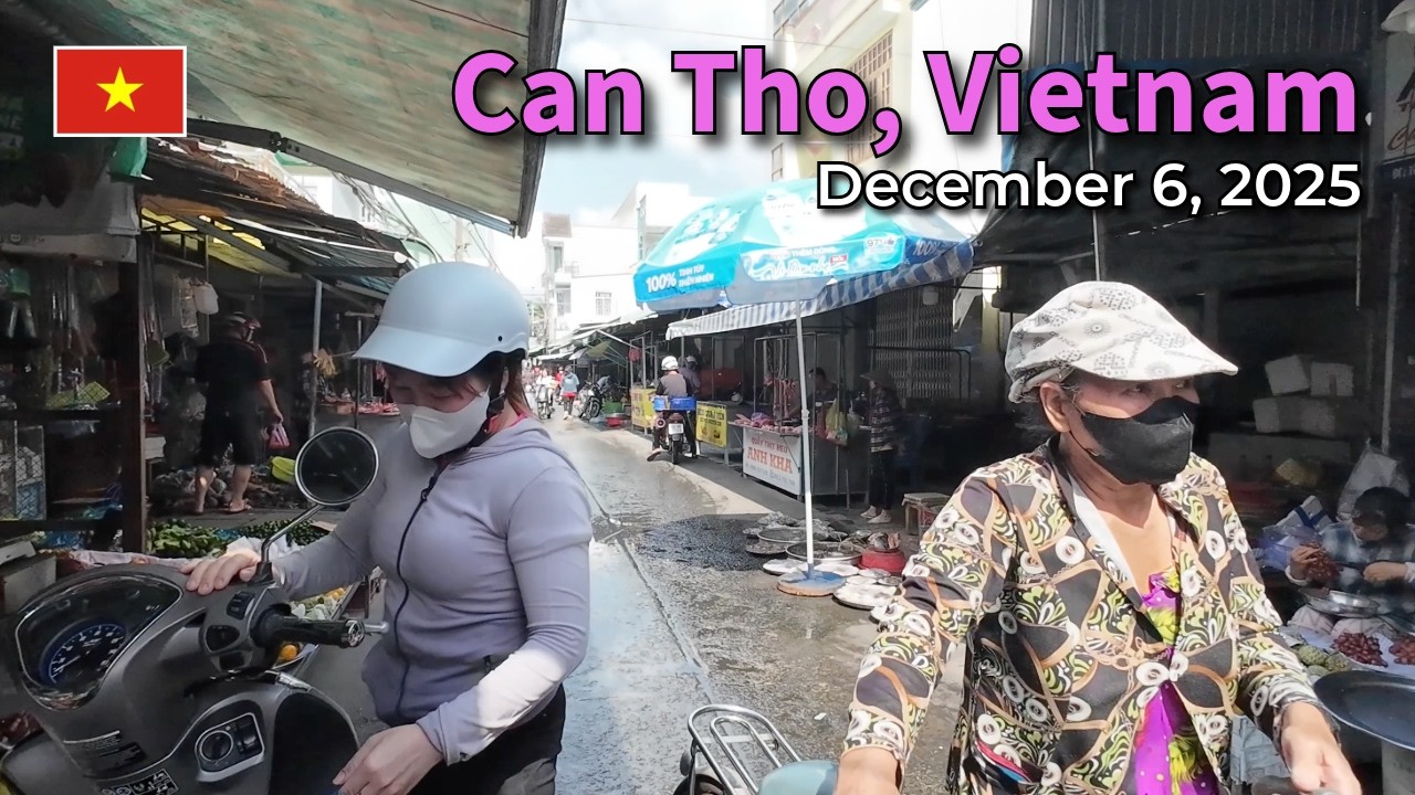 Can Tho, Vietnam - Dec 6, 2025 [4K/50fps] (63 minutes)