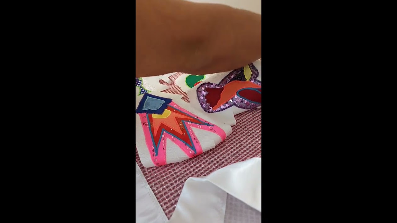 Making a fancy shawl with Candace (mostly ASMR)