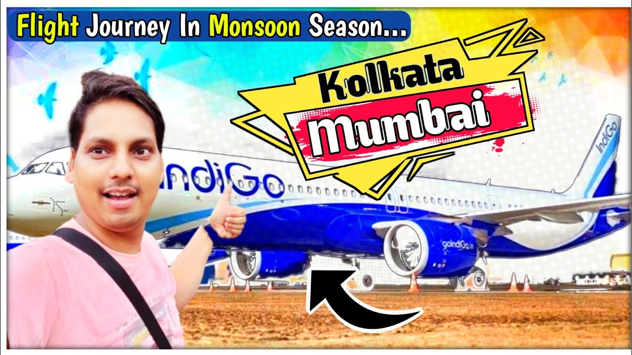 Howrah to Mumbai Flight Journey || Kolkata to Mumbai Flight indigo Airlines