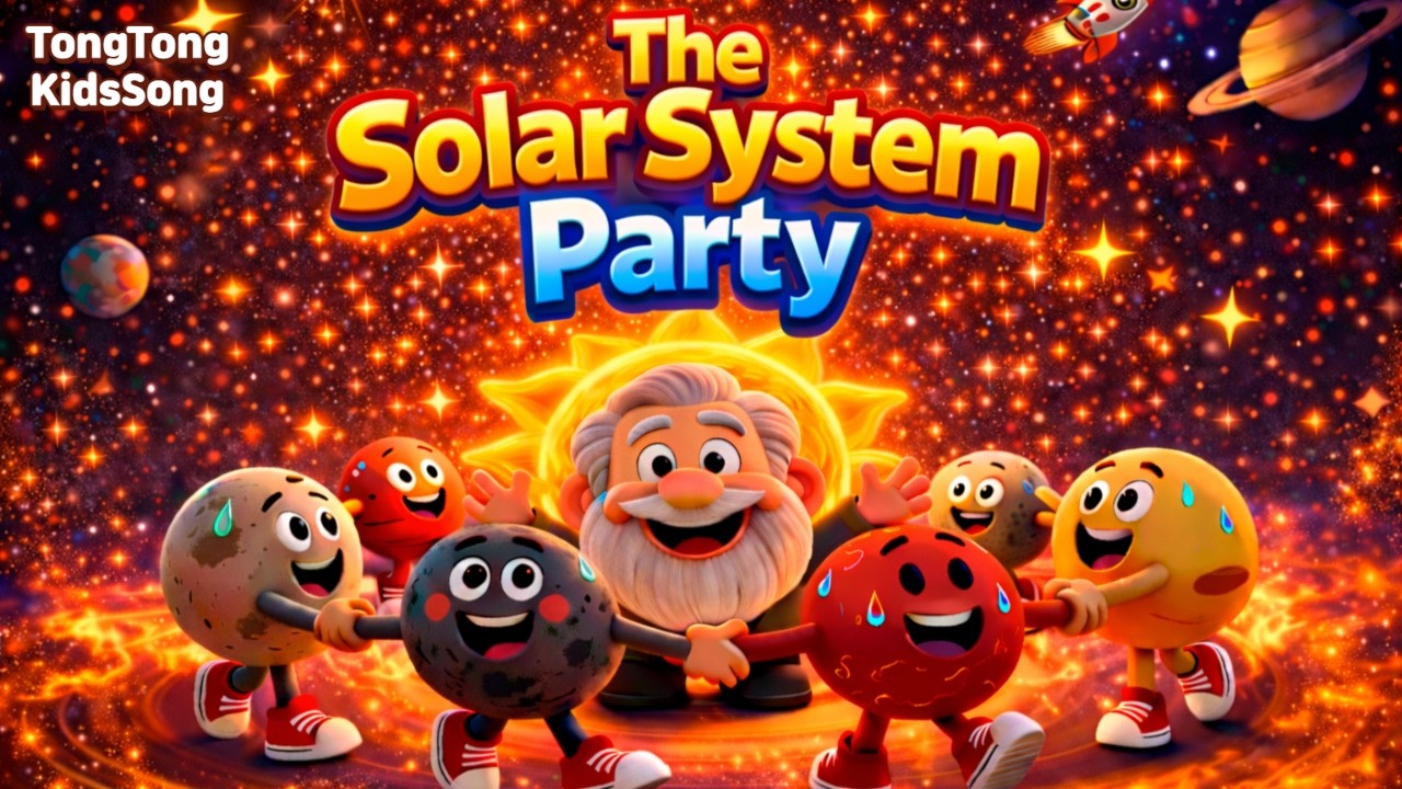 🪐 THE SOLAR SYSTEM PARTY | Learn All 8 Planets | Kids Song | Nursery Rhyme | TongTongKids song