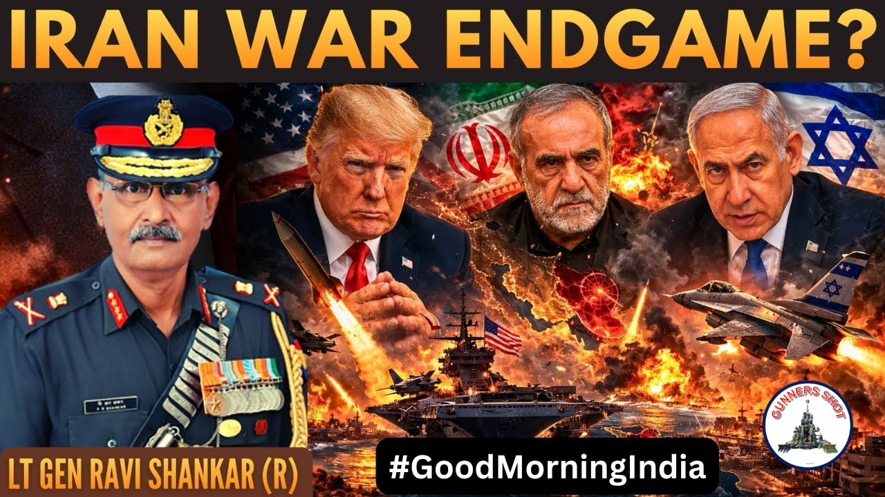Iran War Day 9: Who Has the Exit Plan — US, Israel or Iran? • Lt Gen Ravi Shankar (R)