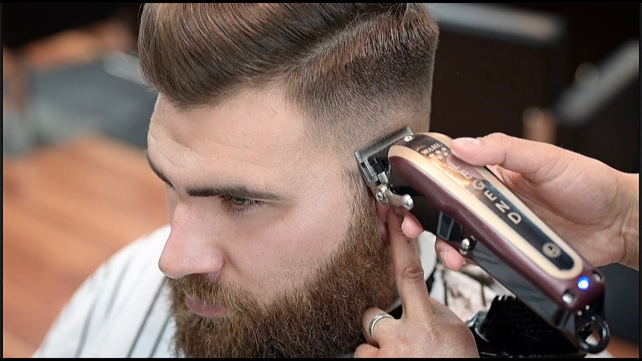 DESVANECIDO CON BARBA BIEN EXPLICADO / FADE AND BEARD TUTORIAL 🔥 💈 WAHL LEGEND