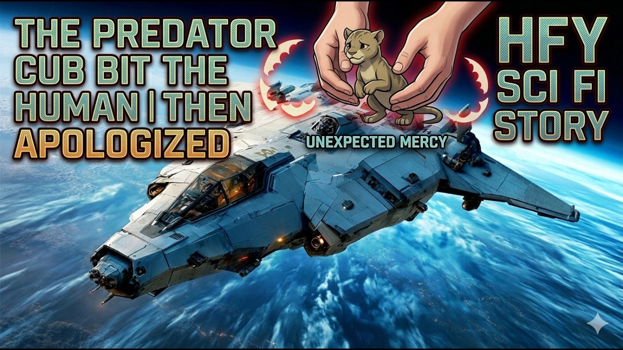 'The Predator Cub Bit the Human | Then Apologized HFY Sci Fi Story'