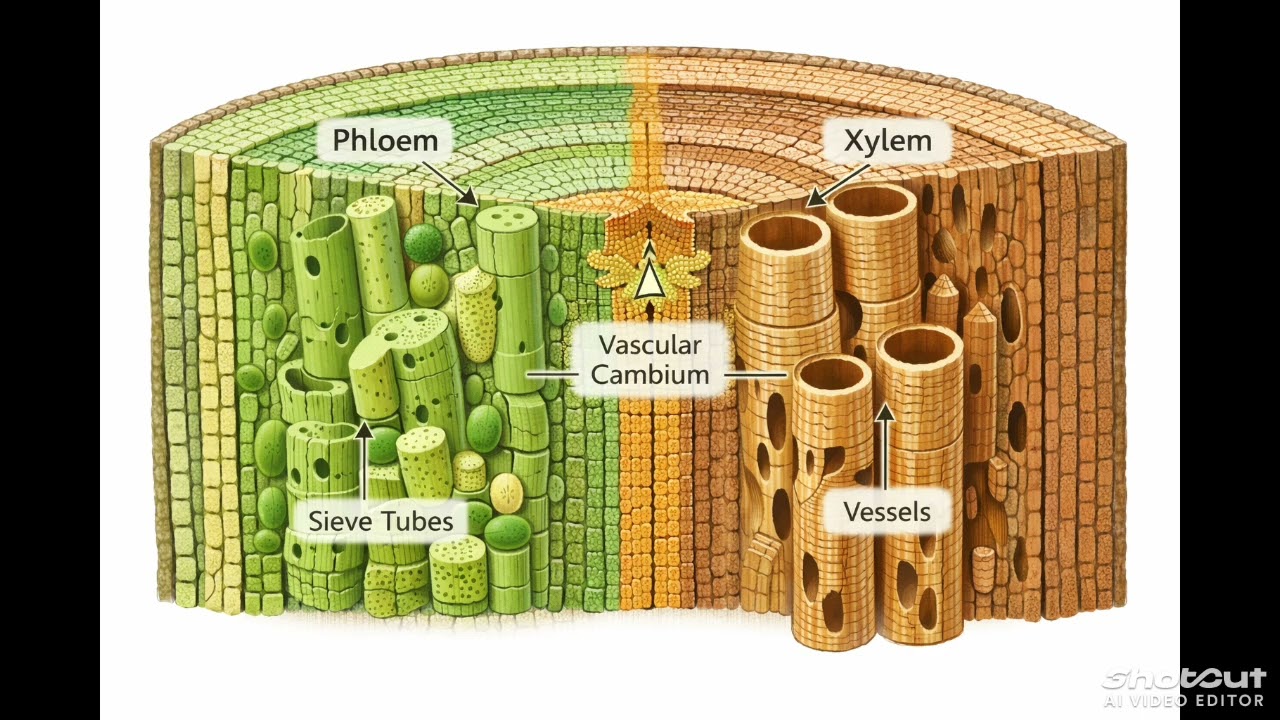 Types of Plant Tissues | Xylem vs Phloem | Class 9 & 10 Biology