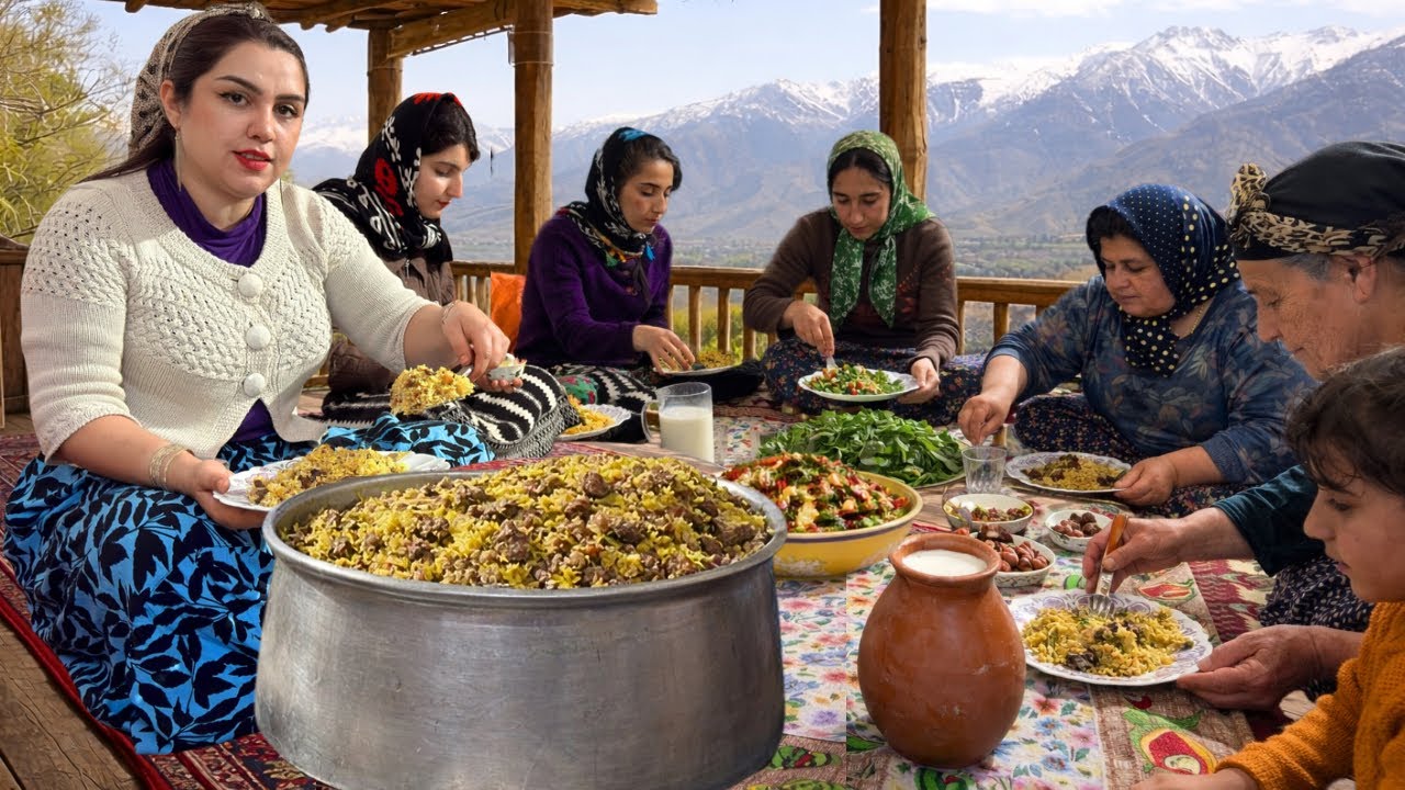 Rural Life in Northern Iran | From Village Market to Traditional Persian Cooking 