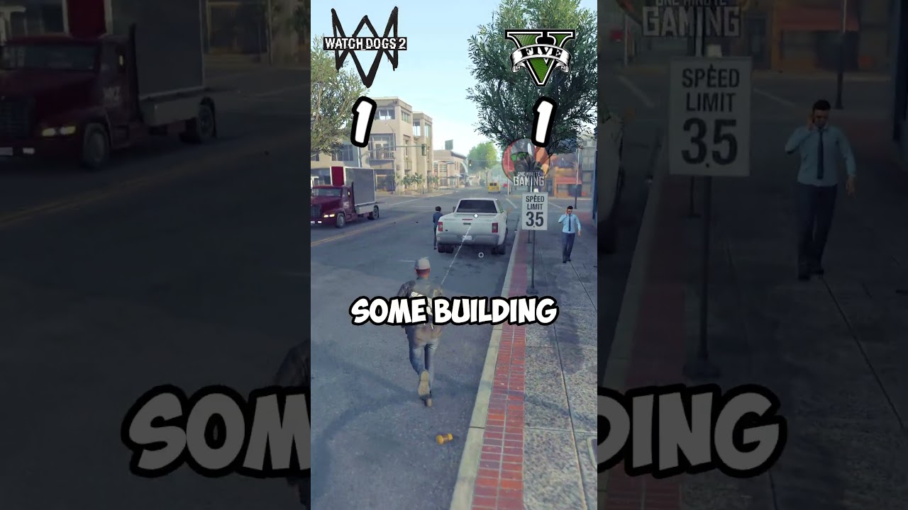 GTA 5 против Watch Dogs 2: сравнение 5 особенностей игрового процесса. Часть 2 #rdr2 #gaming #ubi...