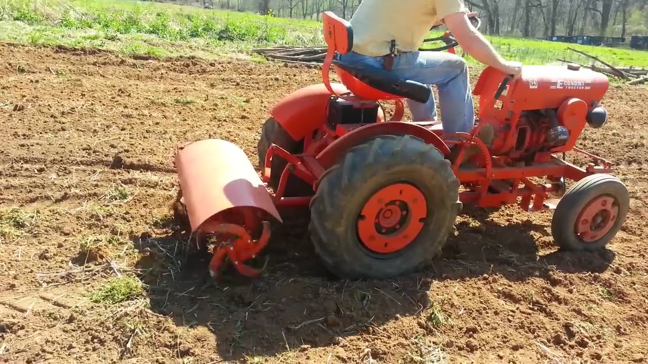 Powerking tractor tiller ; modify to make tiller work without tandem transmission