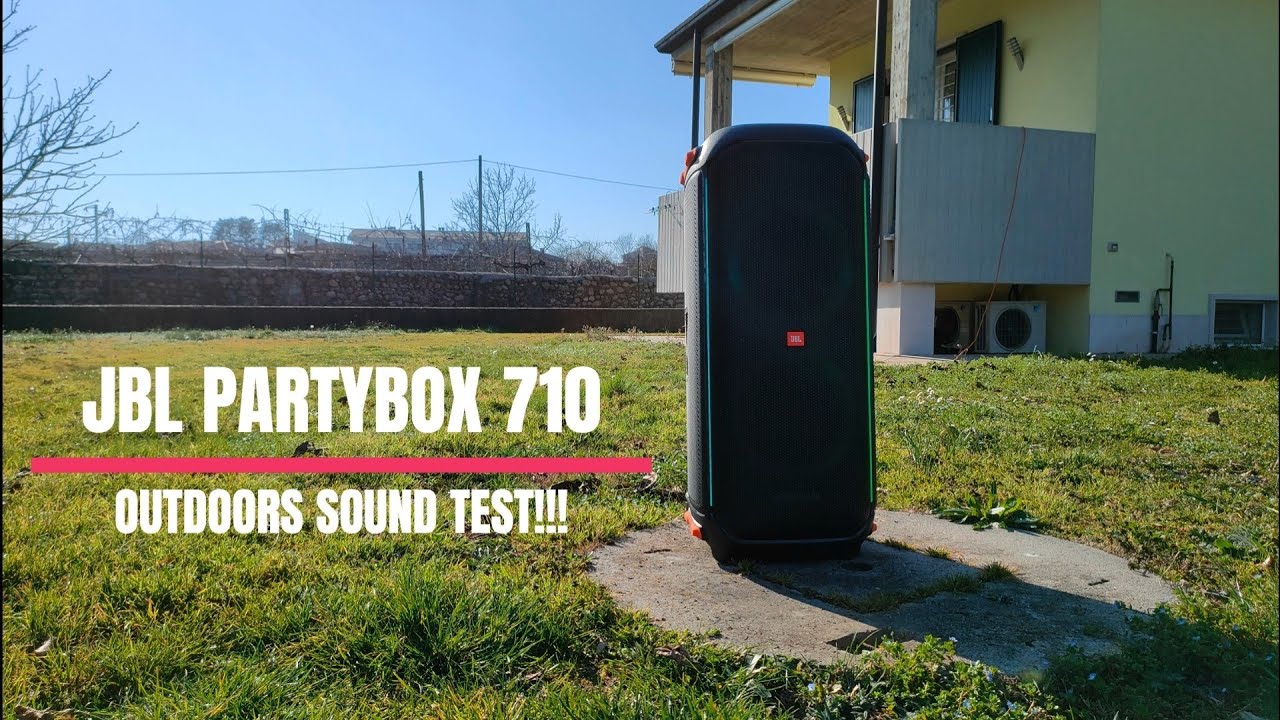 JBL Partybox 710 OUTDOORS BASS test! 🔥🎶