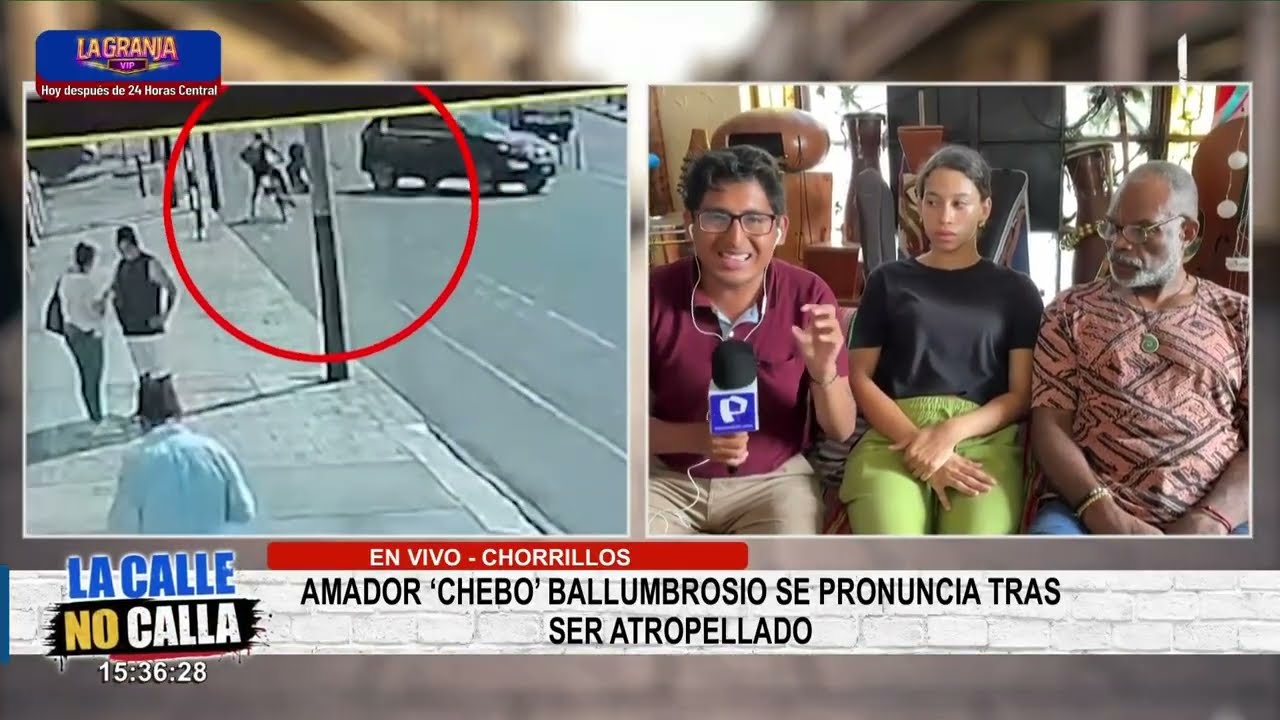 Camioneta atropella a m&uacute;sico 'Chebo' Ballumbrosio