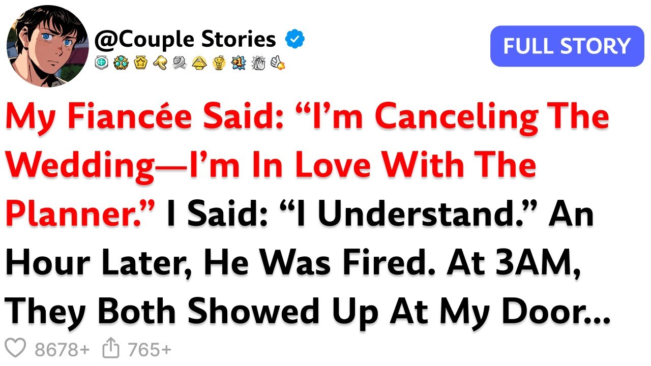 My Fiancée Said: “I’m Canceling the Wedding—I’m in Love with the Planner.” I Said: “I Understand”...