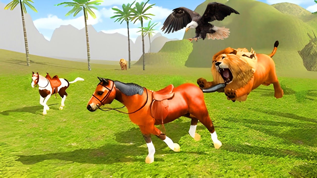 Horse family simulator gameplay | horse family simulator | android gameplay 