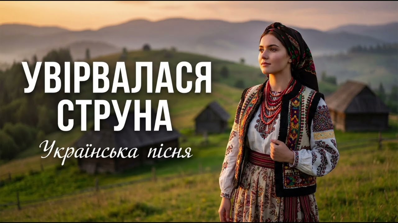 Увірвалася струна ❤️🎵. Українська пісня.