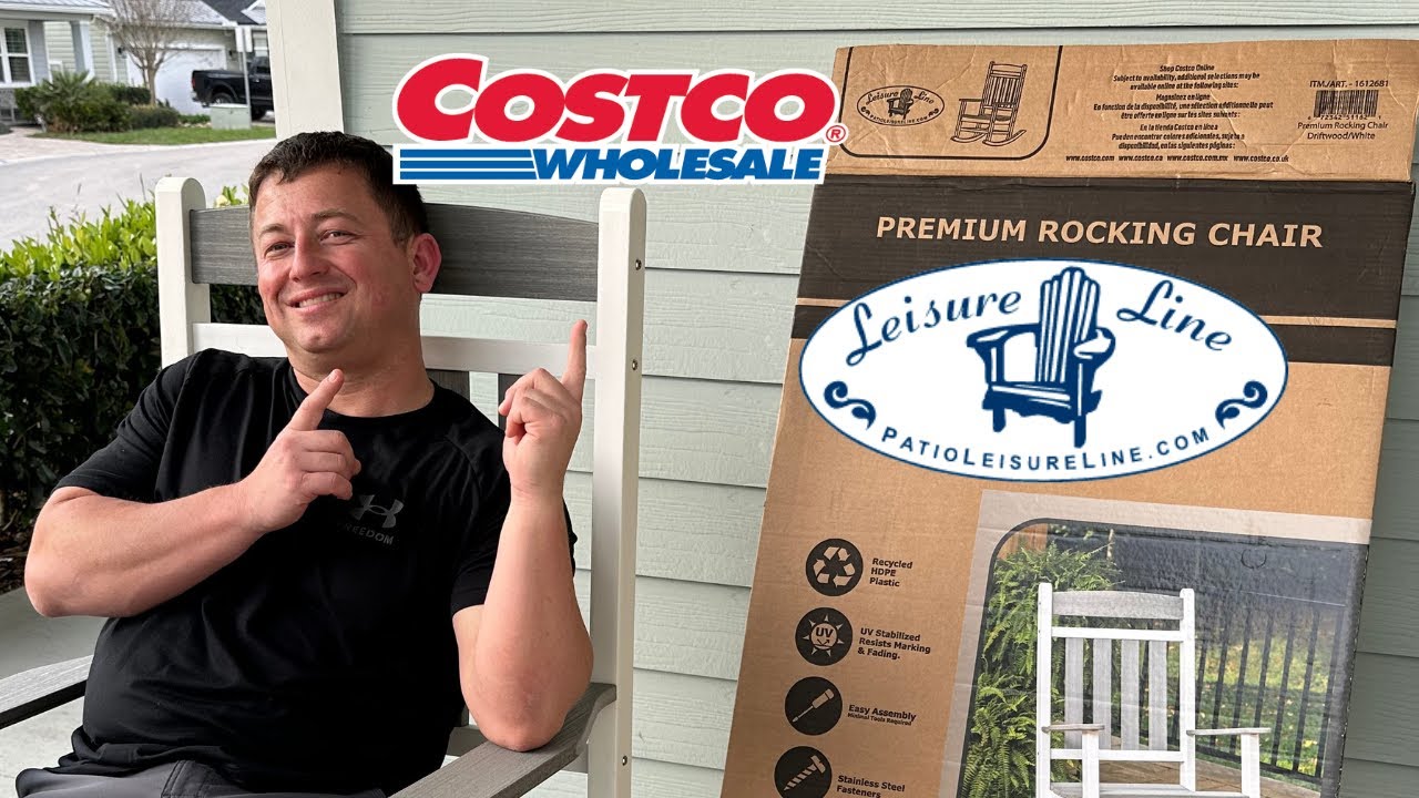 Отдохните в кресле-качалке Leisure Line, эксклюзивно представленном в Costco!