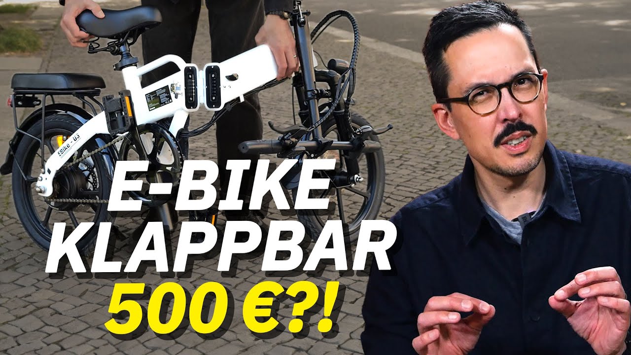 Klapp-E-Bike zum Sparpreis: iScooter U3 im Test