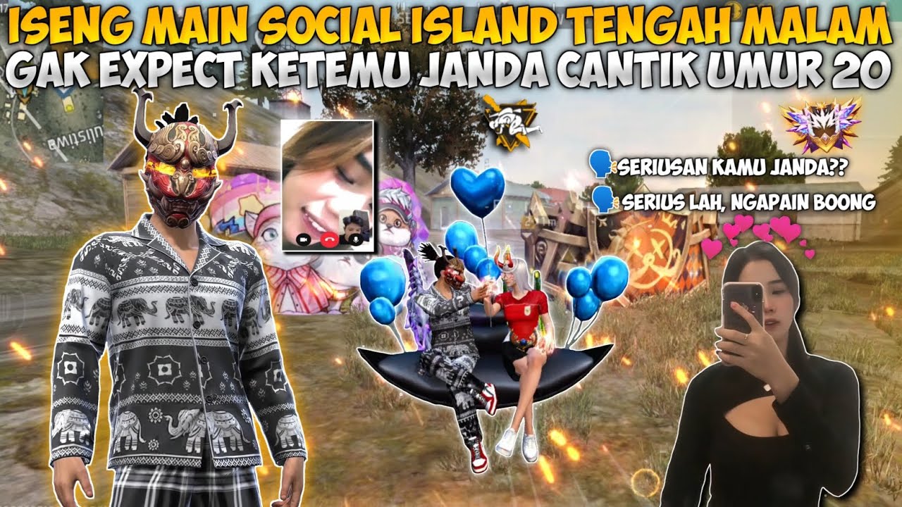 MAIN SOCIAL ISLAND GAK NYANGKA KETEMU J4NDA CANTIK!! AUTO GODAIN SAMPAI BAPER DIKASIH NOMOR WA!!
