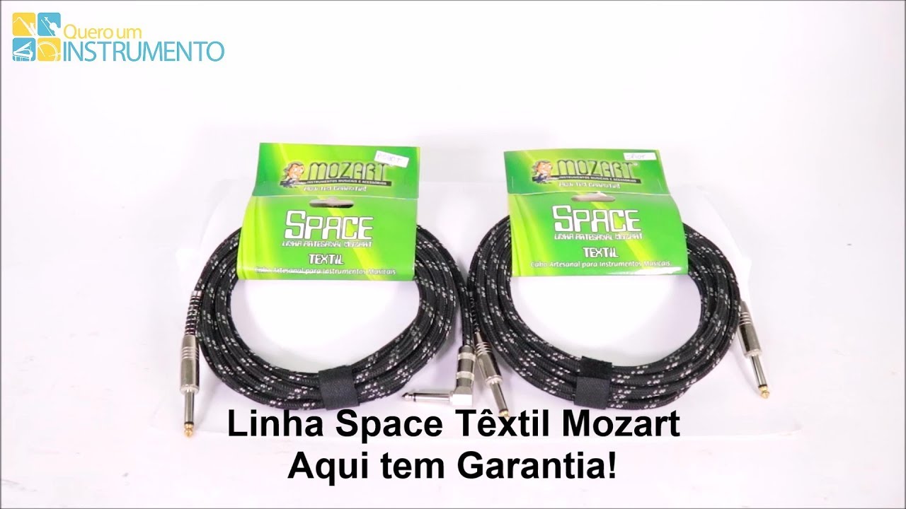 Linha de cabos P10 Mozart Space T&ecirc;xtil