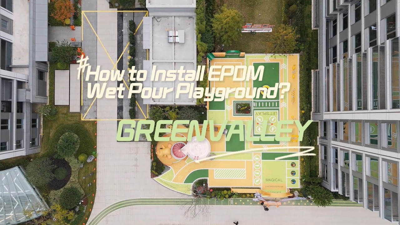 How to Install EPDM Wet Pour Playground?