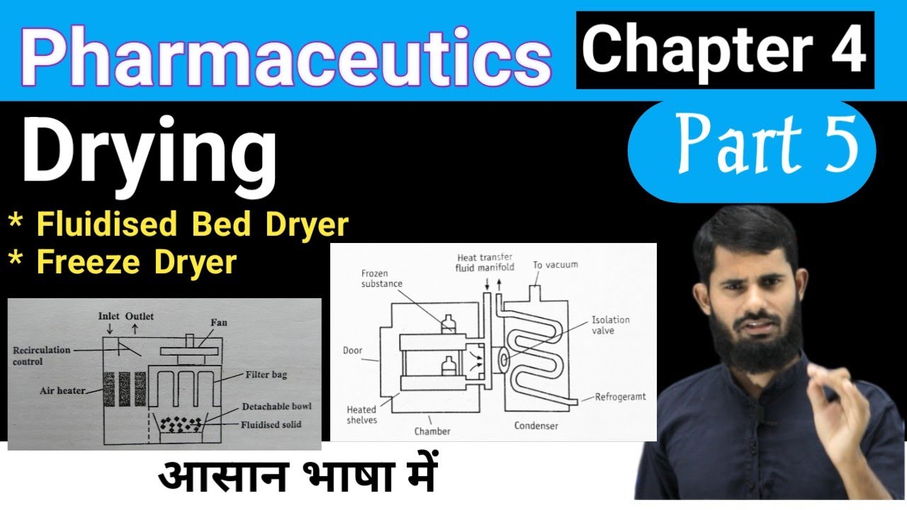 Drying || Fluidised bed dryer || Freez Dryer  || #Drying _in_pharmaceutics