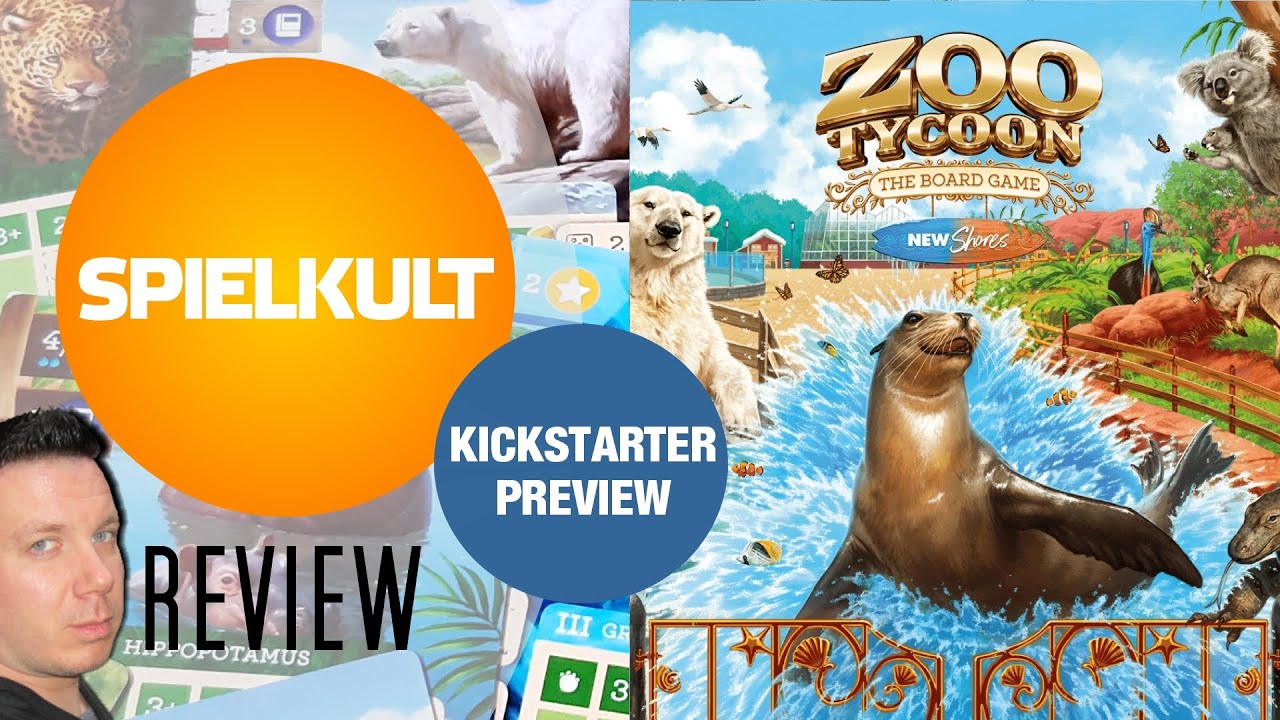 Zoo Tycoon: New Shores // Brettspiel // Kickstarter-Preview