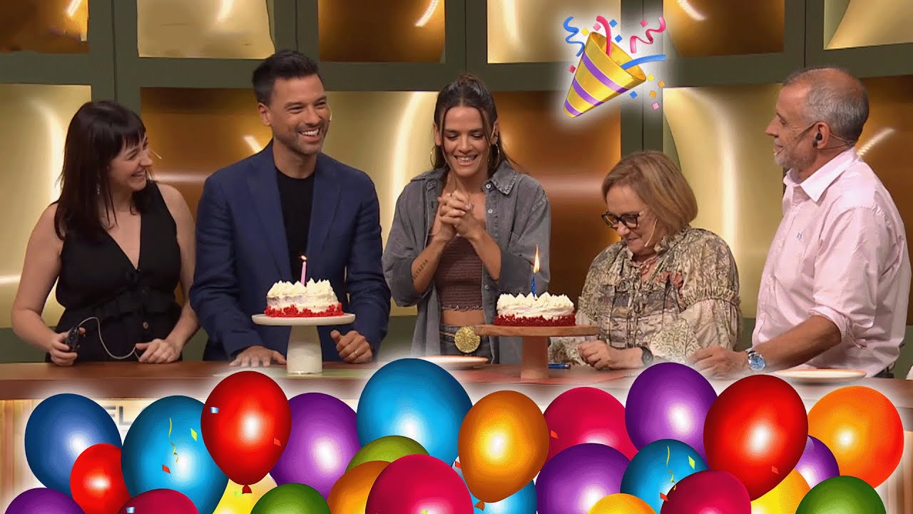 &iexcl;FELIZ CUMPLE! Mica V&aacute;zquez celebr&oacute; su d&iacute;a con el equipo de El gran premio de la cocina