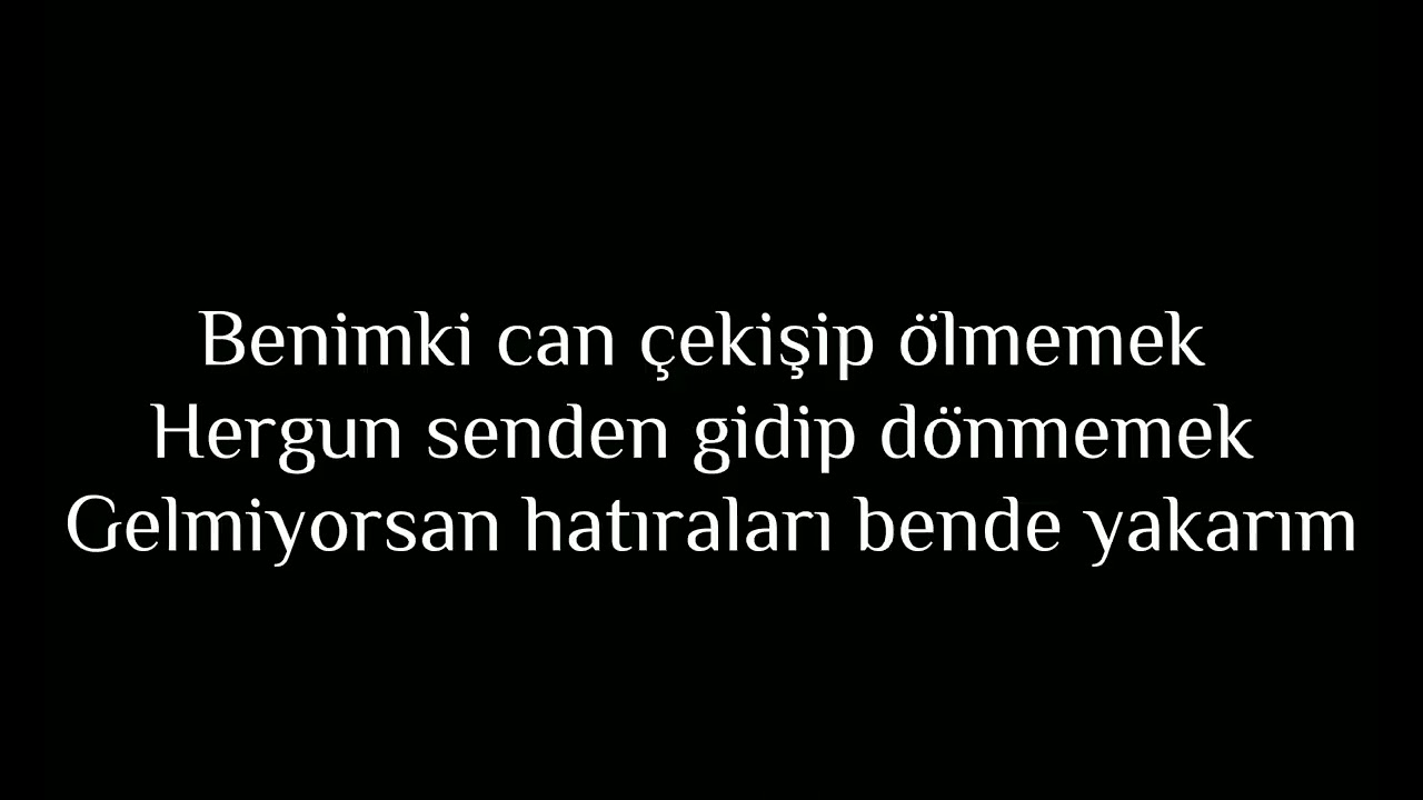 Bilal Sonses ft Bengu - icimden gelmiyor (lyrics)