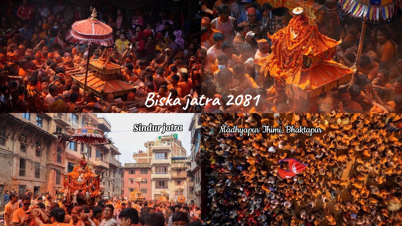 Biska jatra 2081| part 2| Thimi jatra| sindur jatra| sunthyasi jatra| Madhyapur Thimi, Bhaktapur📍