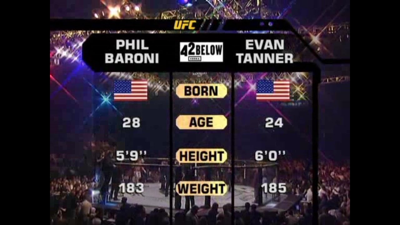 Phil Baroni vs Evan Tanner 2