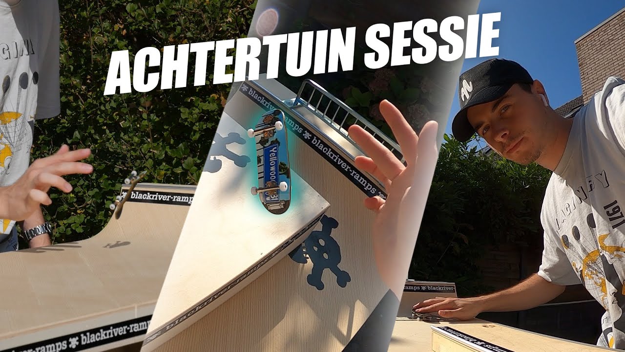 Achtertuin sessie (FINGERBOARDEN IN DE ACHTERTUIN)