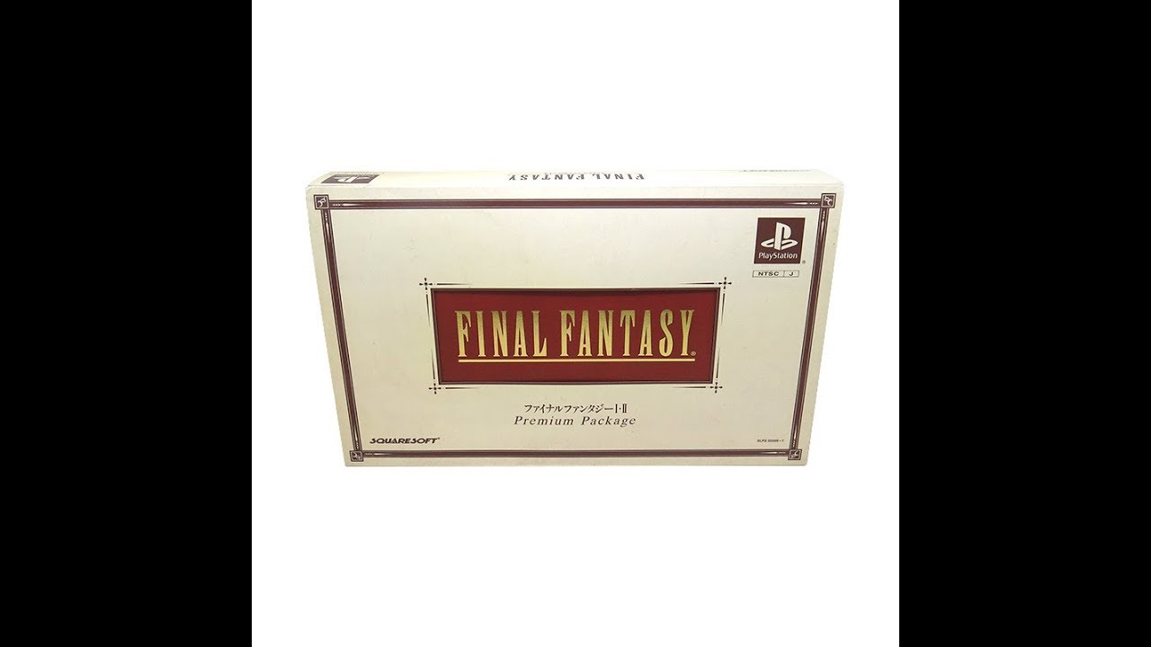 UNBOXING FINAL FANTASY PREMIUM PACKAGE PS1 JAP ASMR FRANÇAIS