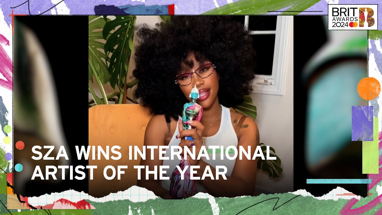 SZA Wins International Artist Of The Year | The BRIT Awards 2024