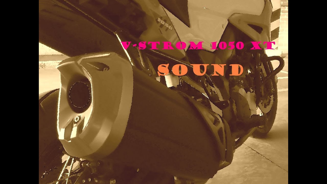 New V-Strom 1050 XT - Sound - Original exhaust
