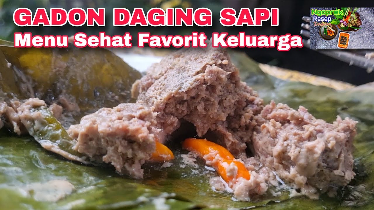 RESEP GADON DAGING SAPI || MENU SEHAT FAVORIT KELUARGA