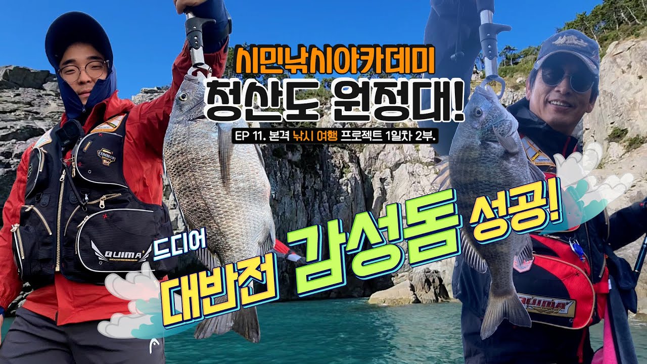 [유시민낚시아카데미] 11번째 낚시여행 청산도 낚시원정대 2부!  #유시민#황교익epi-life #강피디#근육병아리#시민낚시아카데미
