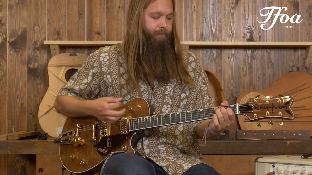 Gretsch G6134T LTD Edition Koa Penguin Bigsby Natural played by Leif de Leeuw | Demo @ TFOA