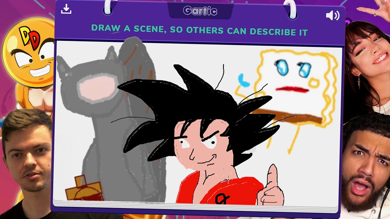 Everything Poorly Drawn By FOUR Idiots?! Gartic Phone
