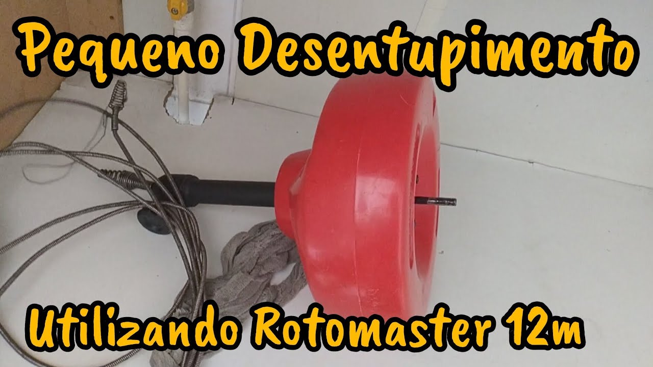 Pequeno Desentupimento Utilizando Rotomaster 12m 