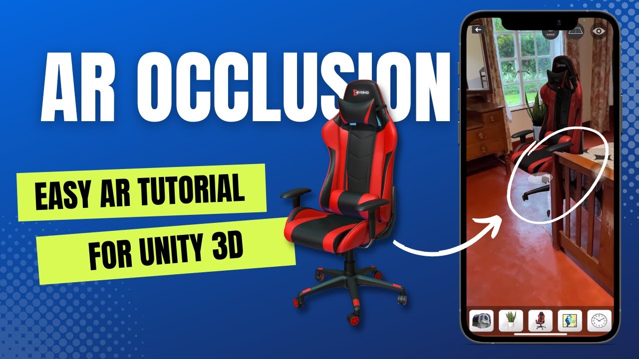 Как добавить эффект окклюзии в дополненной реальности (AR) в сцену Unity с помощью Easy AR