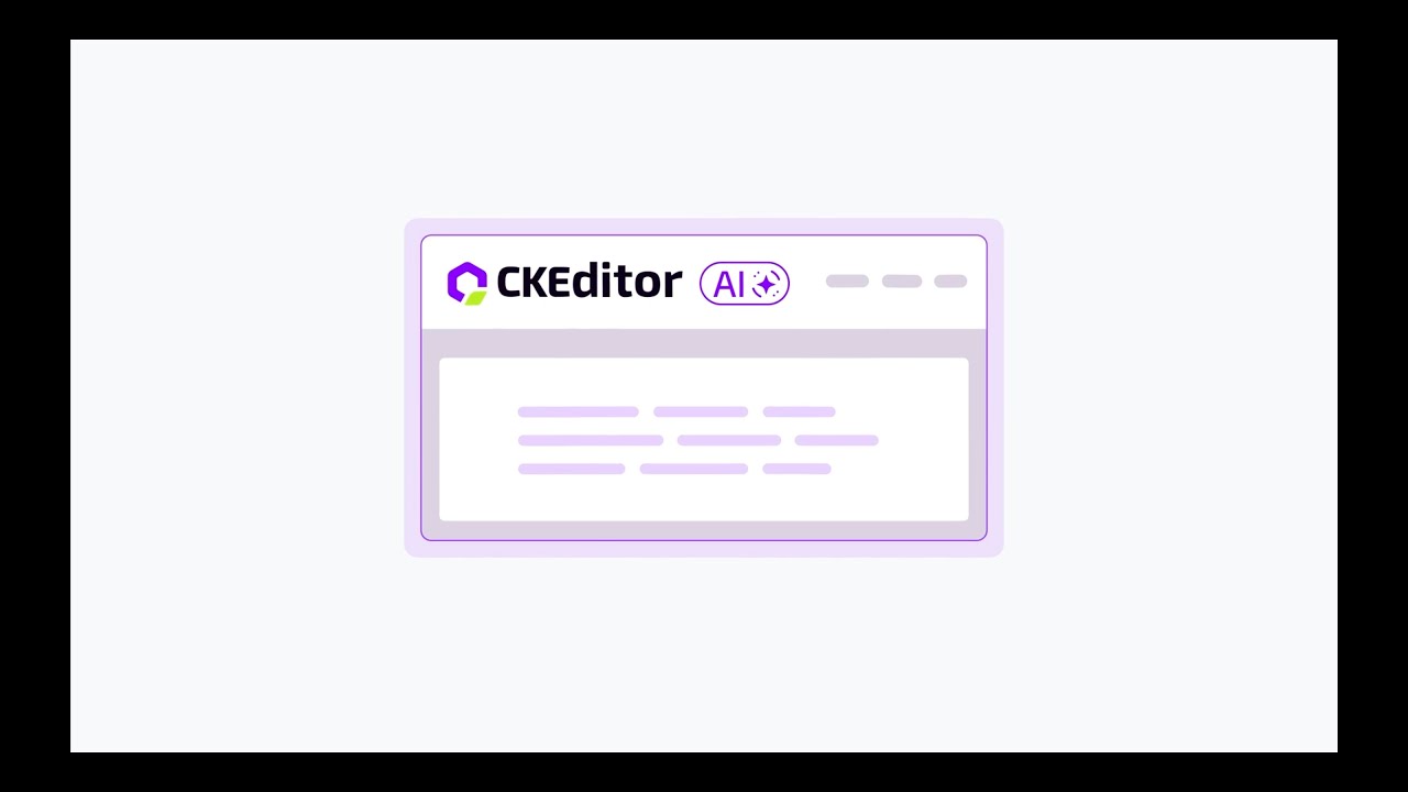 CKEditor AI