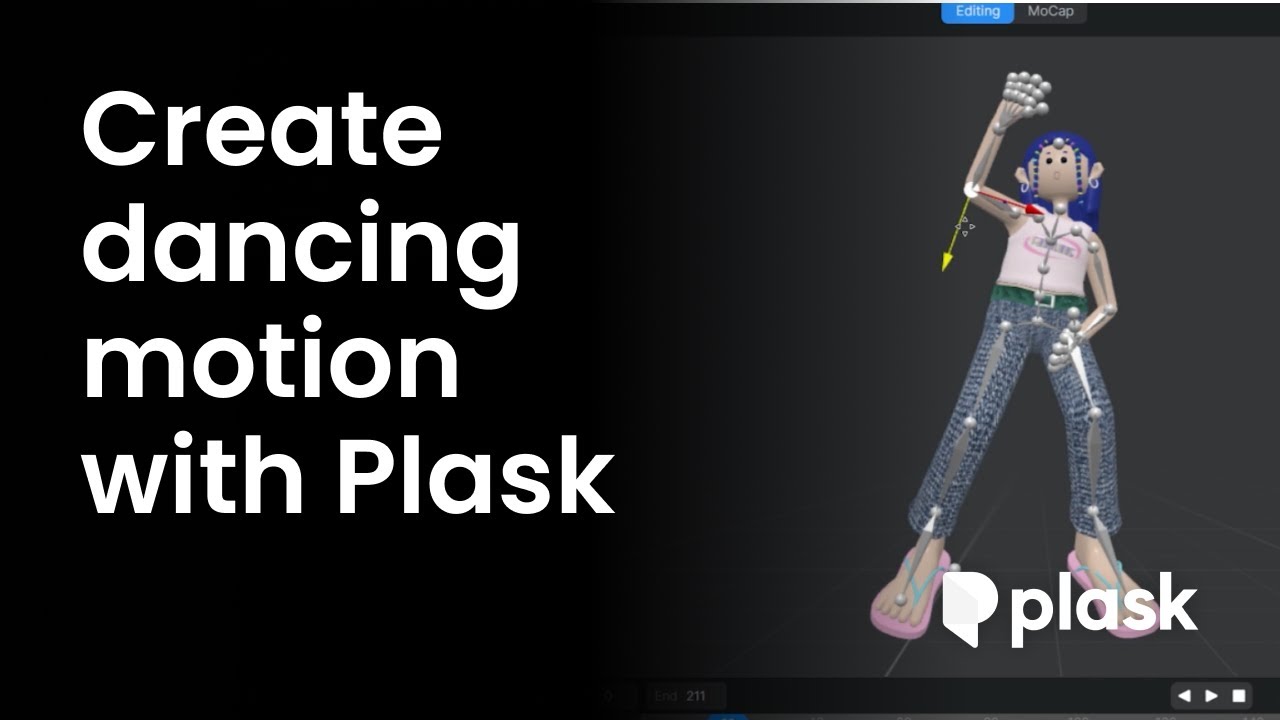 [Plask Tutorial] How to create dancing motion with Plask?