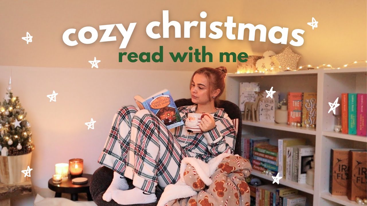 COZY CHRISTMAS READ WITH ME for 30 minutes (relaxing background music) 🎄✨| bookmas day 1