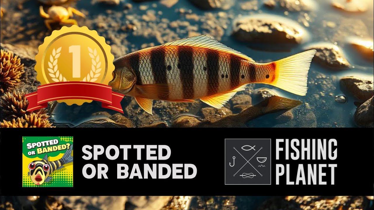 FISHING PLANET COMPETITION - Spotted or Banded UNCUT 1st Place 500 Subs Special