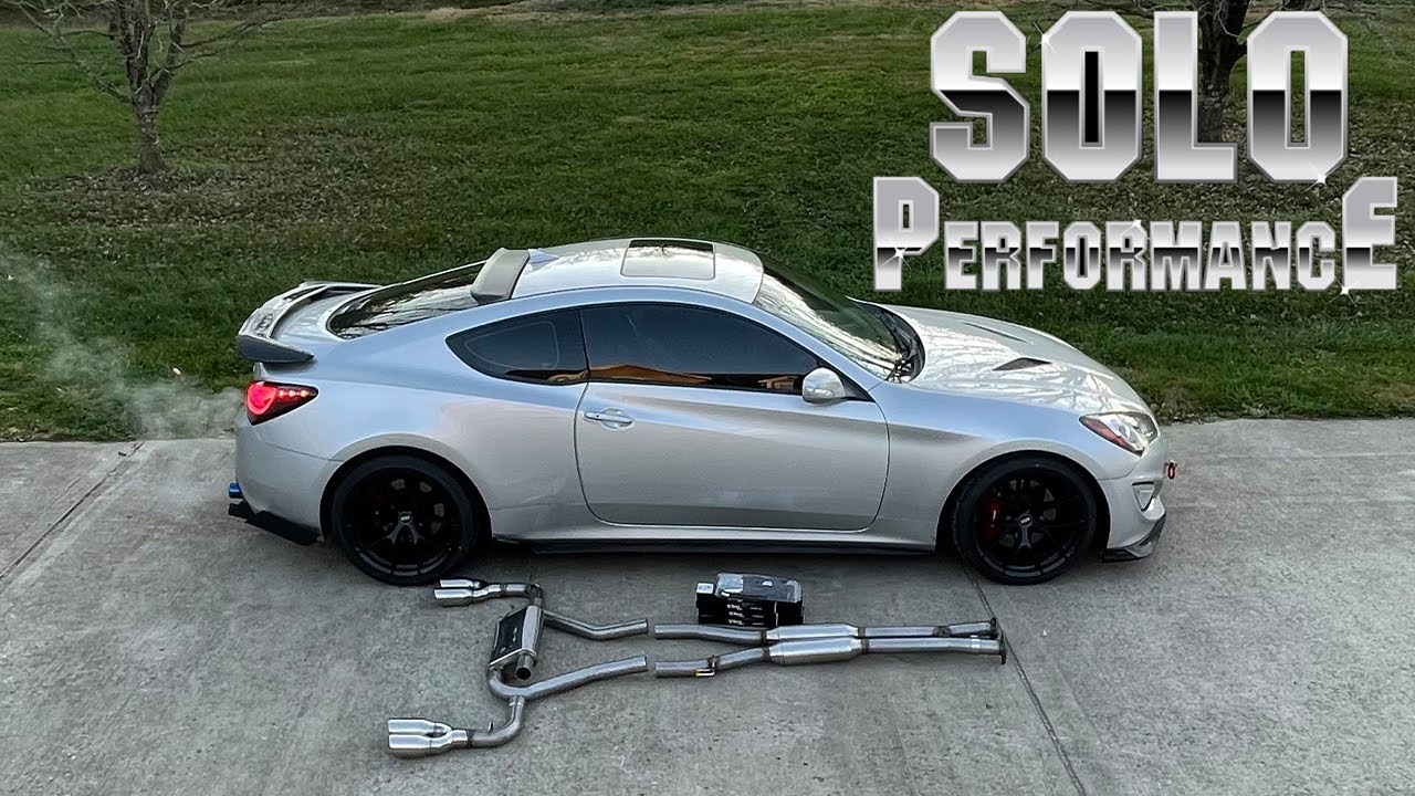 Genesis Coupe 3.8 Gets Solo Performance Exhaust!