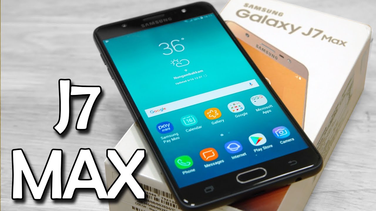 Samsung Galaxy J7 Max (Metal | 13MP Front & Back | Samsung Pay Mini) - Unboxing & Hands On!