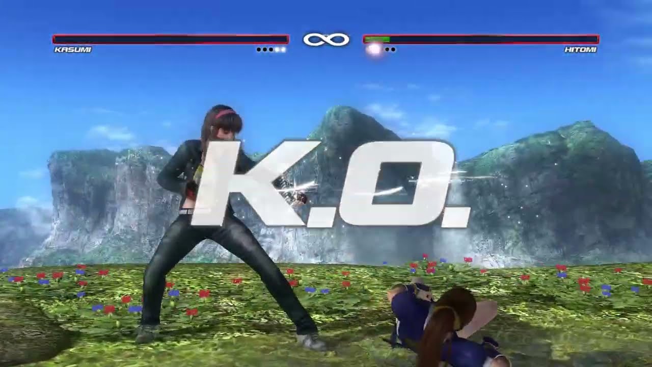 DEAD OR ALIVE 5 Last Round Kasumi vs Hitomi