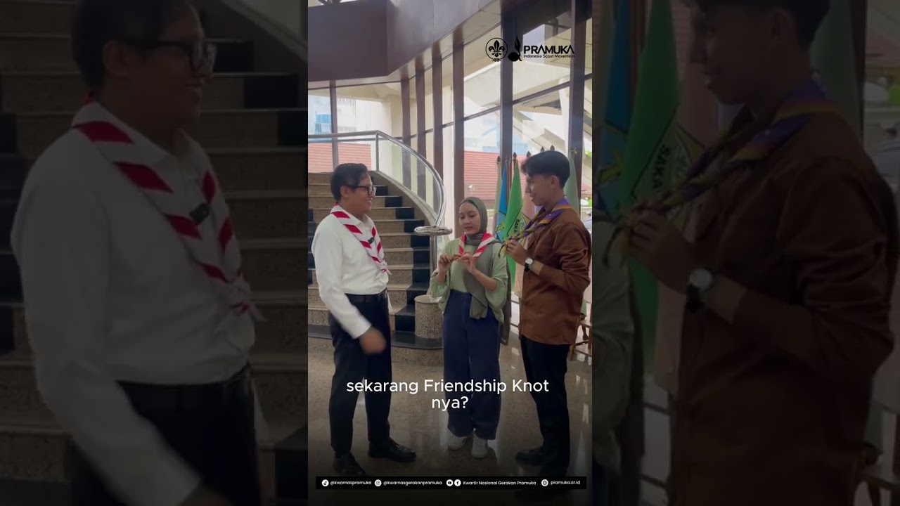 cara menggunakan scraf pramuka 