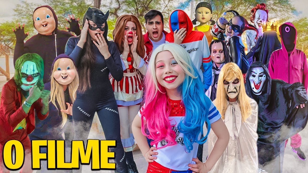 TODOS OS SUPER VILÕES QUEREM SEQUESTRAR A FILHA DA ARLEQUINA O FILME !!!