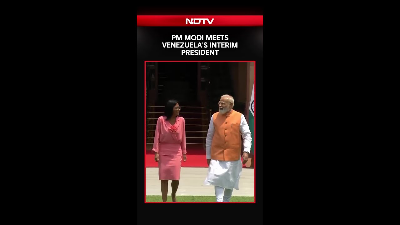 PM Modi Meets Venezuela's Interim President