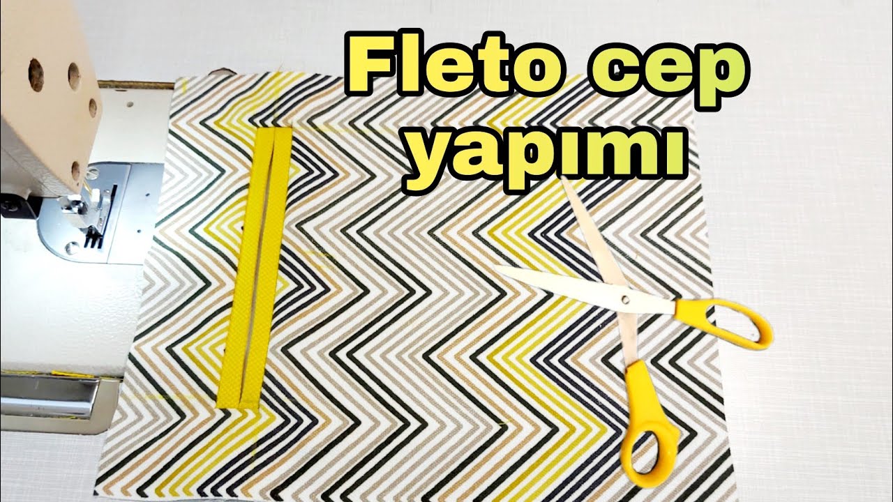 Dikiş Teknikleri/ &Ccedil;ift Fleto Cep Dikimi Dikiş P&uuml;f Noktaları pocket sewing techniques