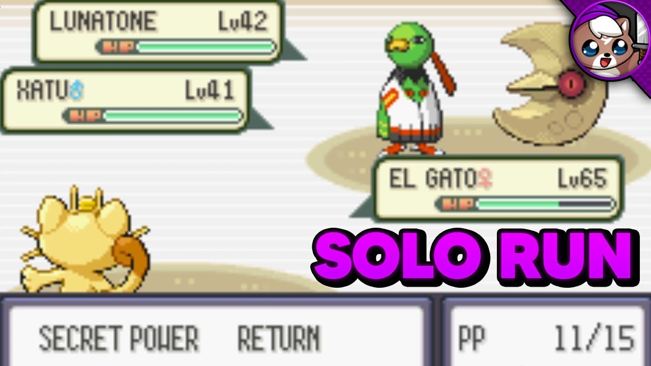 SOLO MEOWTH RUN IN POKEMON EMERALD [FULL VOD]
